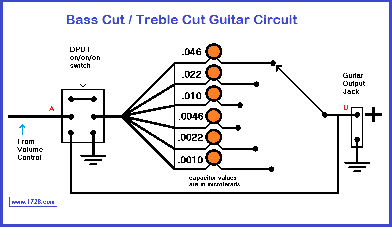 Varitone схема. Bass varitone схема. Bass Treble Volume схема. Varitone circuit es 345 Gibson. Bass cut