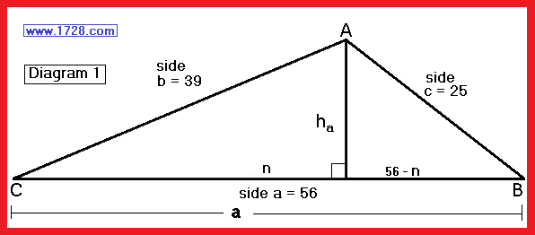 Height of a Triangle Calculator